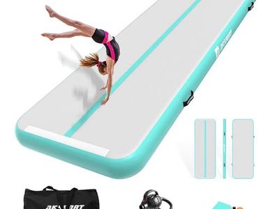 inflatable tumbling mat