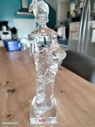 Beautiful Cristal D’Arques 24% Lead Crystal 10” Lady Figurine Vintage