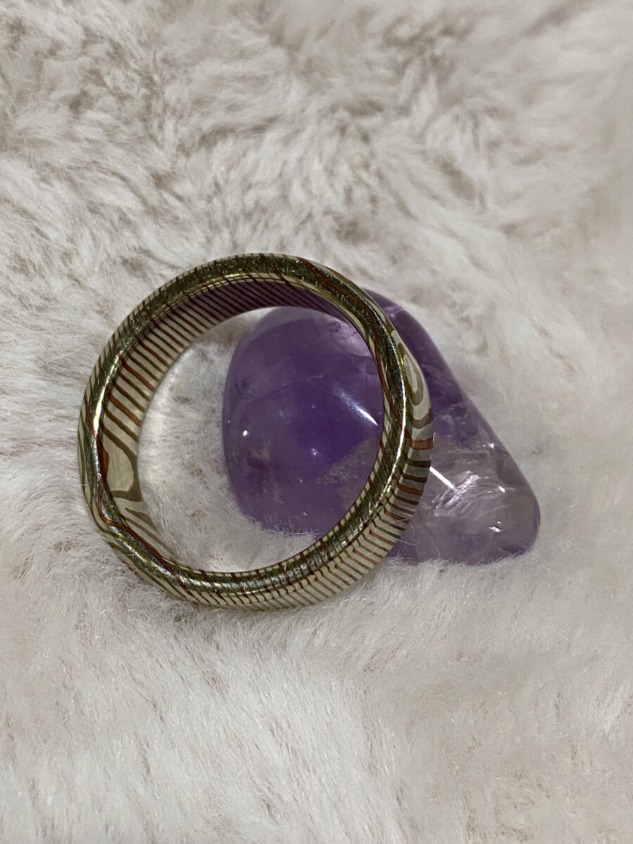 Mokuma Gane Wedding Band - Size 13.25