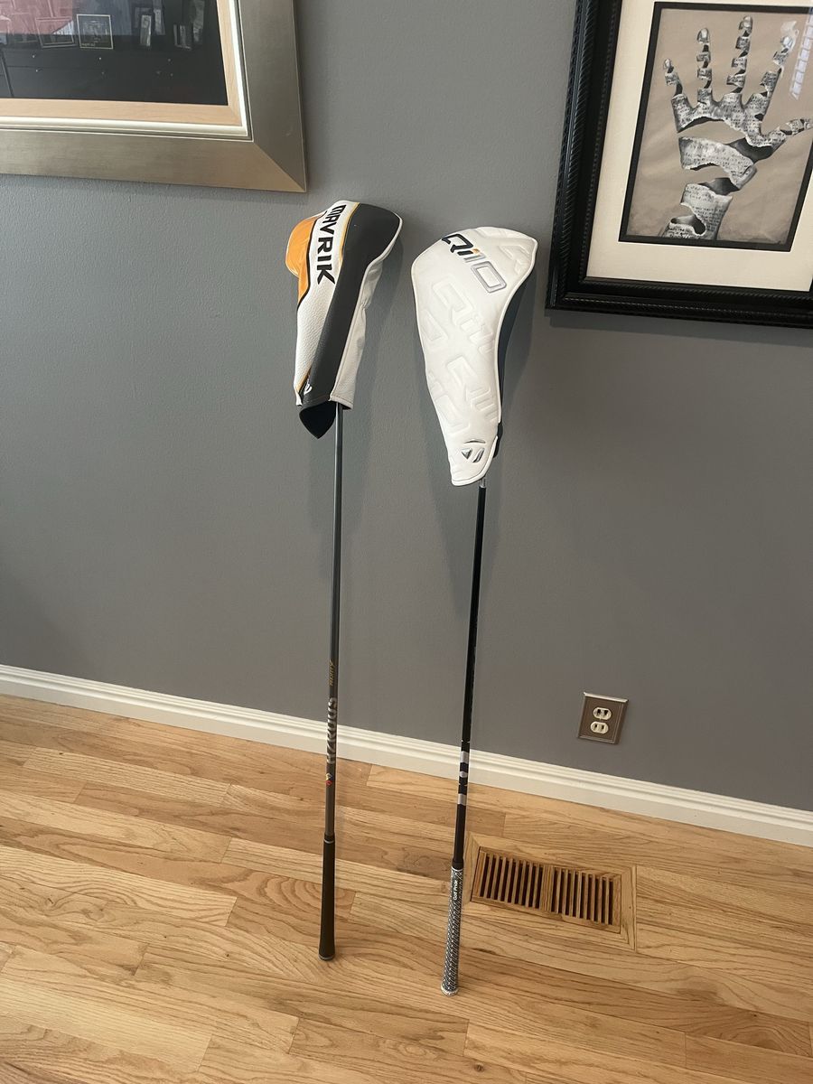 Callaway Mavrik Driver & TaylorMade SIM Driver with Headcovers