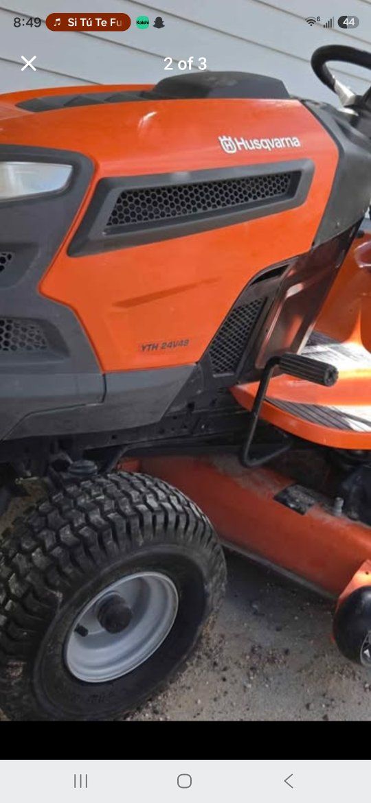 2016 Husqvarna riding lawn