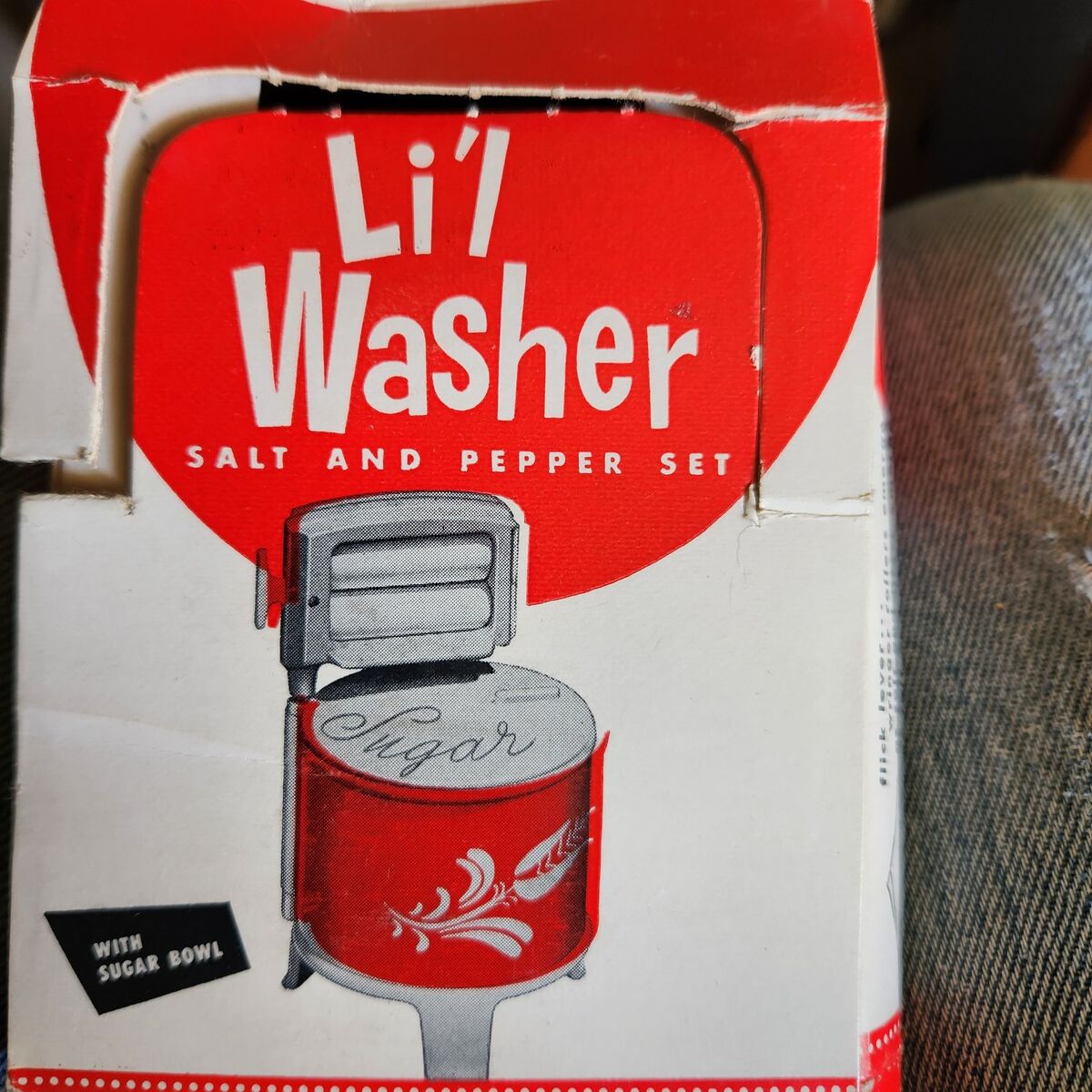 li'l washer salt and pepper set with box