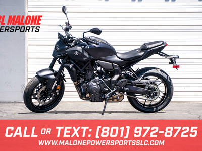 2026 Yamaha MT-07 Matte Charcoal Black - Y05503
