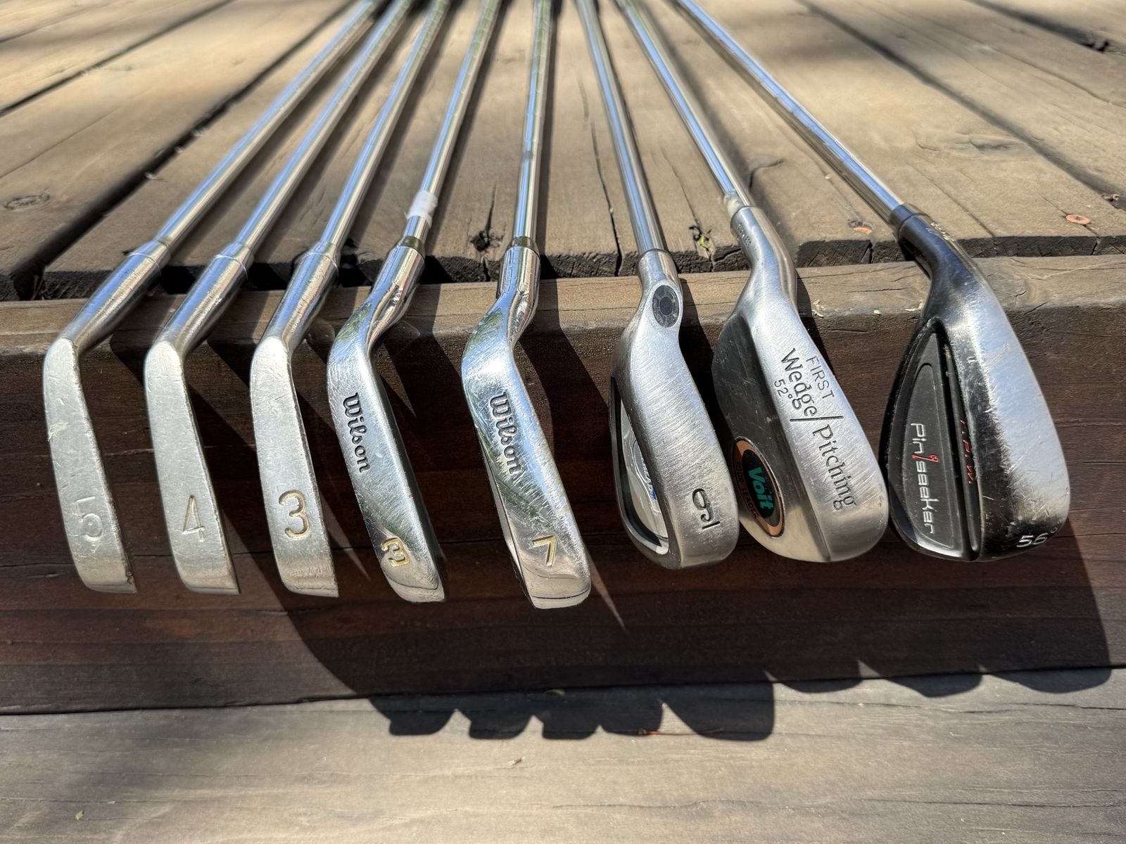 Golf clubs irons left handed