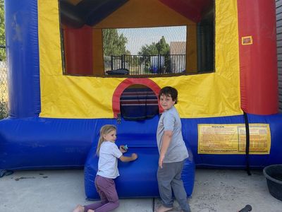 Industrial bounce house
