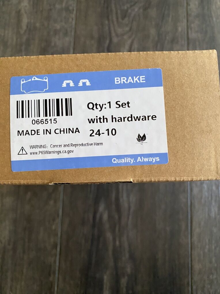 D1222 Ceramic brake Pads For Toyota And Lexus