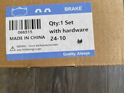 D1222 Ceramic brake Pads For Toyota And Lexus