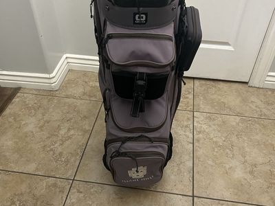 OGIO XL Cart Bag - Golf Club Organizer with Putter Well, Multiple Pockets, Hillside Club Logo