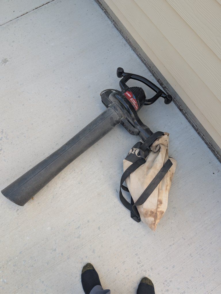 Toro Super BlowerVac Electric Leaf Blower Vacuum with Collection Bag