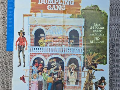 Walt Disney's The Apple Dumpling Gang Original 1975 Movie Poster, Bill Bixby, Don Knotts