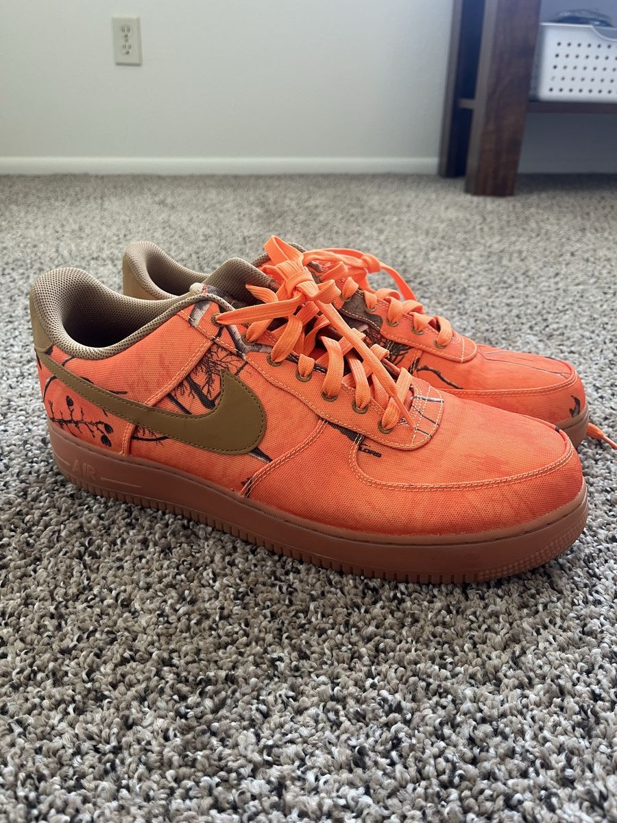 Nike X Realtree Airforce One Orange Camo