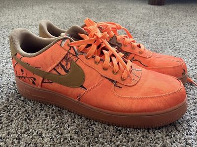Nike X Realtree Airforce One Orange Camo