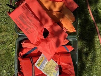 Life vests , adult and child sizes