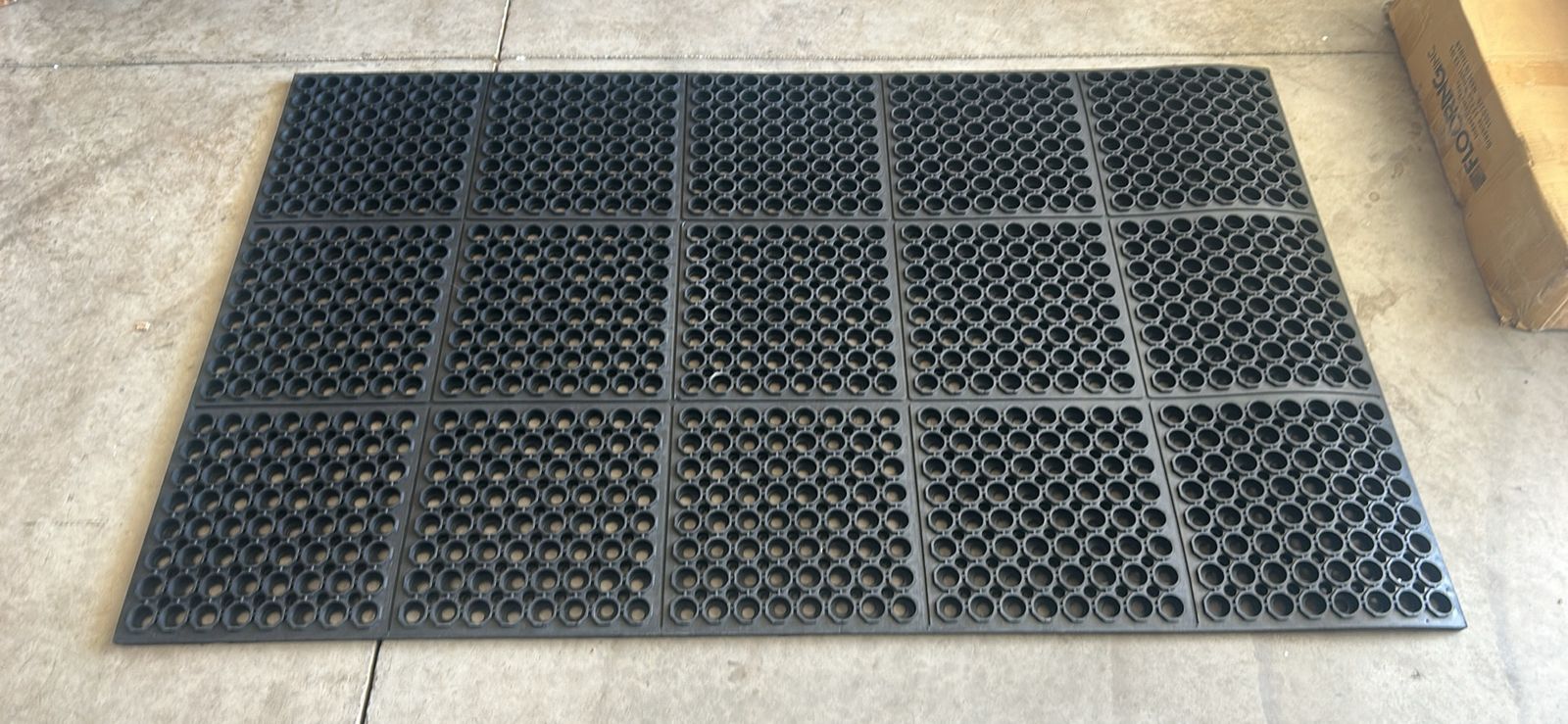 Rubber Drainage Mats Interlocking Floor Mat Set