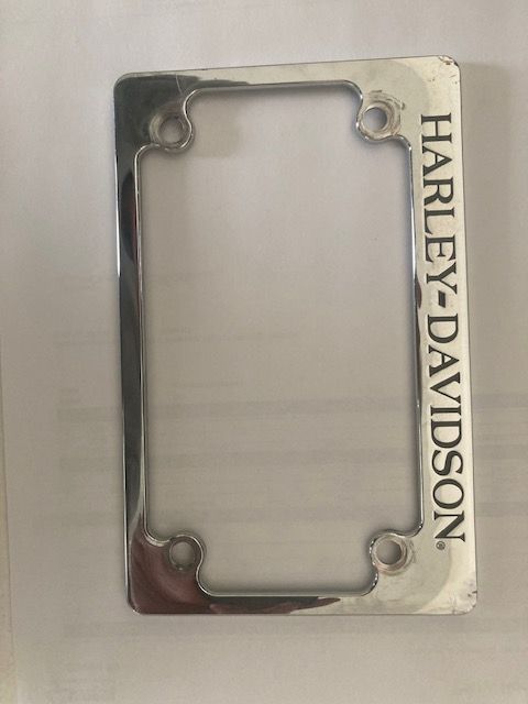 Harley Davidson license plate frame