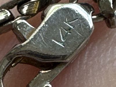 14K White Gold Chain Necklace 10.04 Grams $1506.00