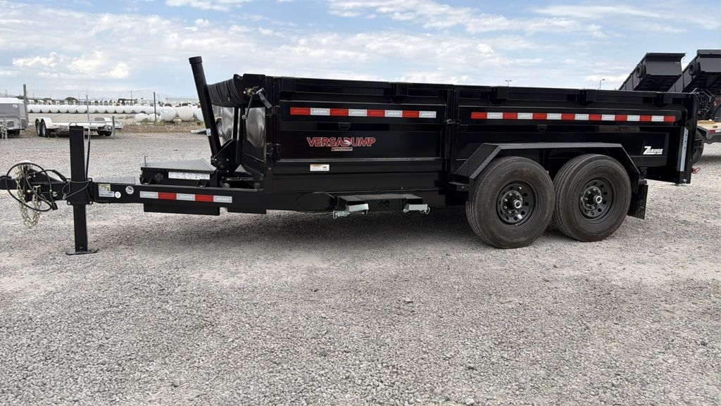2026 Midsota 7x14 Versa Dump 15.4K Telescopic Dump Trailer 2' Tall
