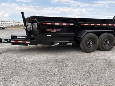 2026 Midsota 7x14 Versa Dump 15.4K Telescopic Dump Trailer 2' Tall