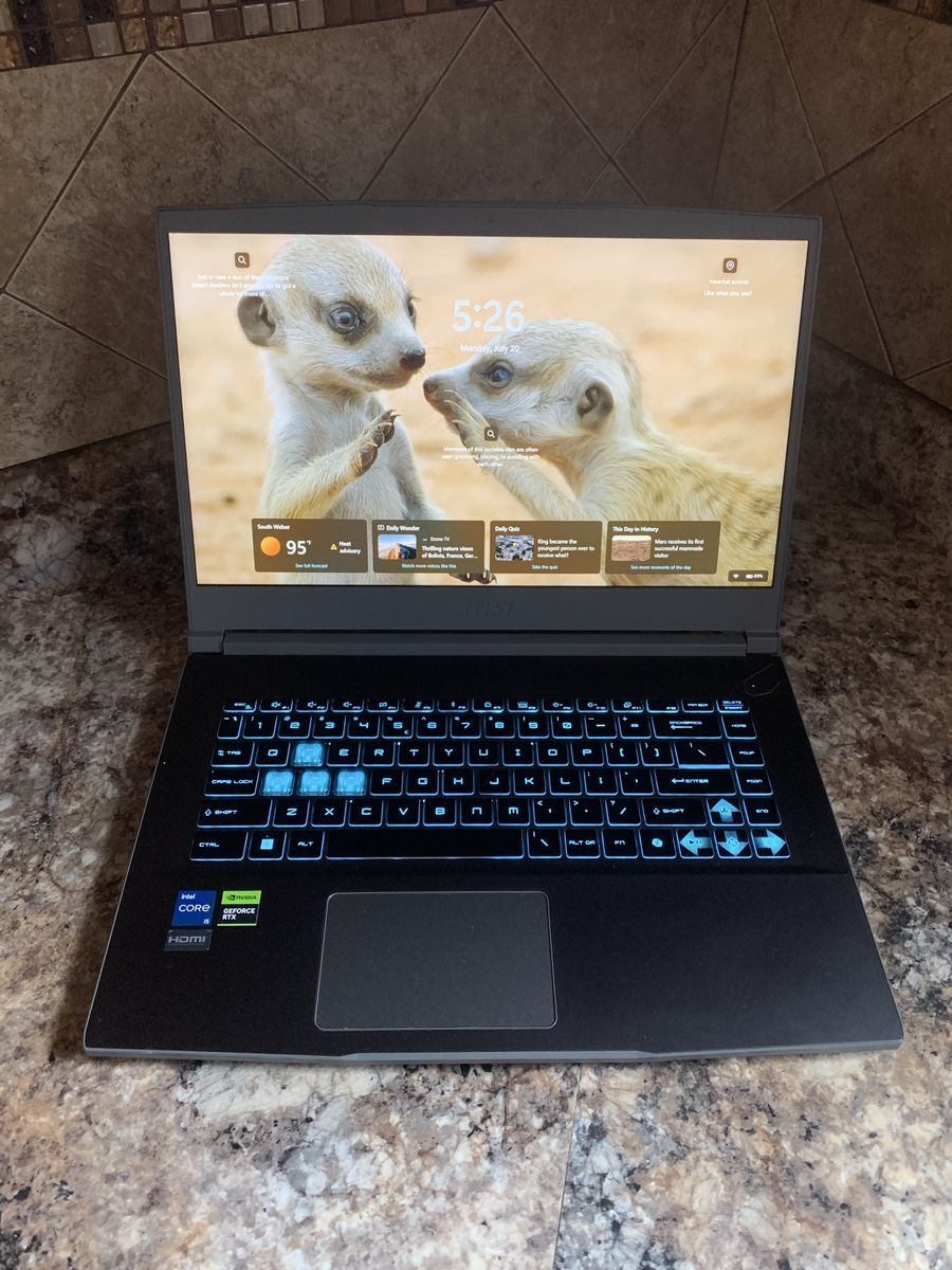 MSI 15 thin B13vf RTX 4060 intel i5 13420h 32gb ram 1tb ssd and windows 11 home
