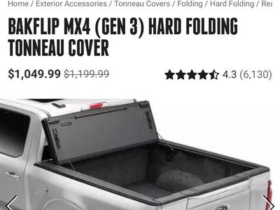 BAKFLIP MX4 HARD FOLDING TONNEAU COVER F150