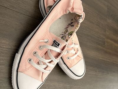 Converse Chuck Taylor All Star Shoreline Slip-On Sneakers Pink Women's Size 8.5 Casual