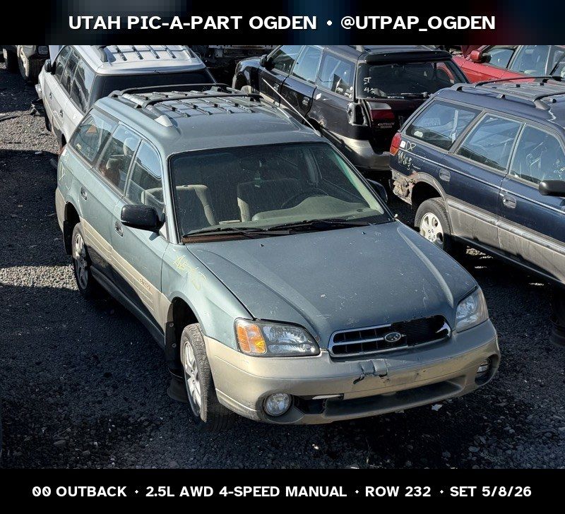 2000 Subaru Outback Parts - UTPAP Ogden