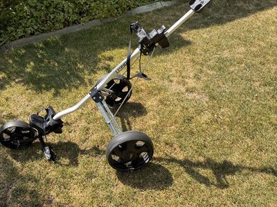 Bagboy 3 wheel golf push cart