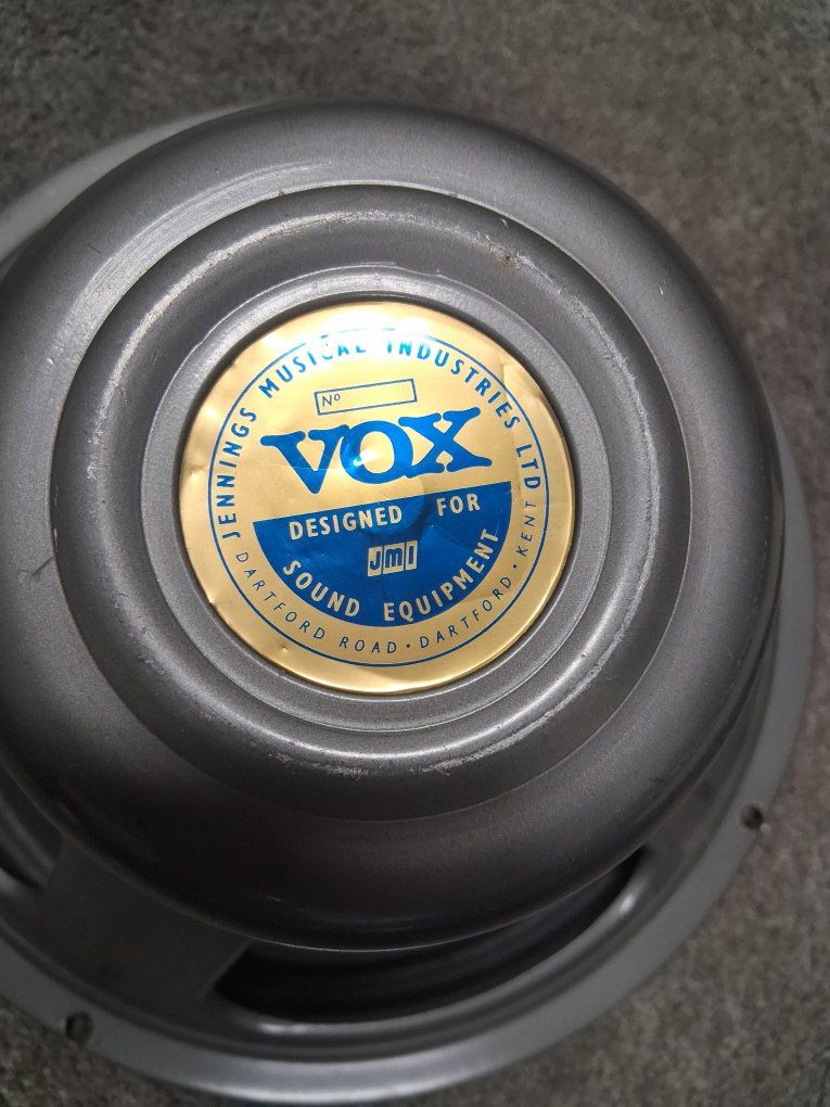 Vintage 67 Vox 12"-15" Speakers & Cabinet Taking Offers