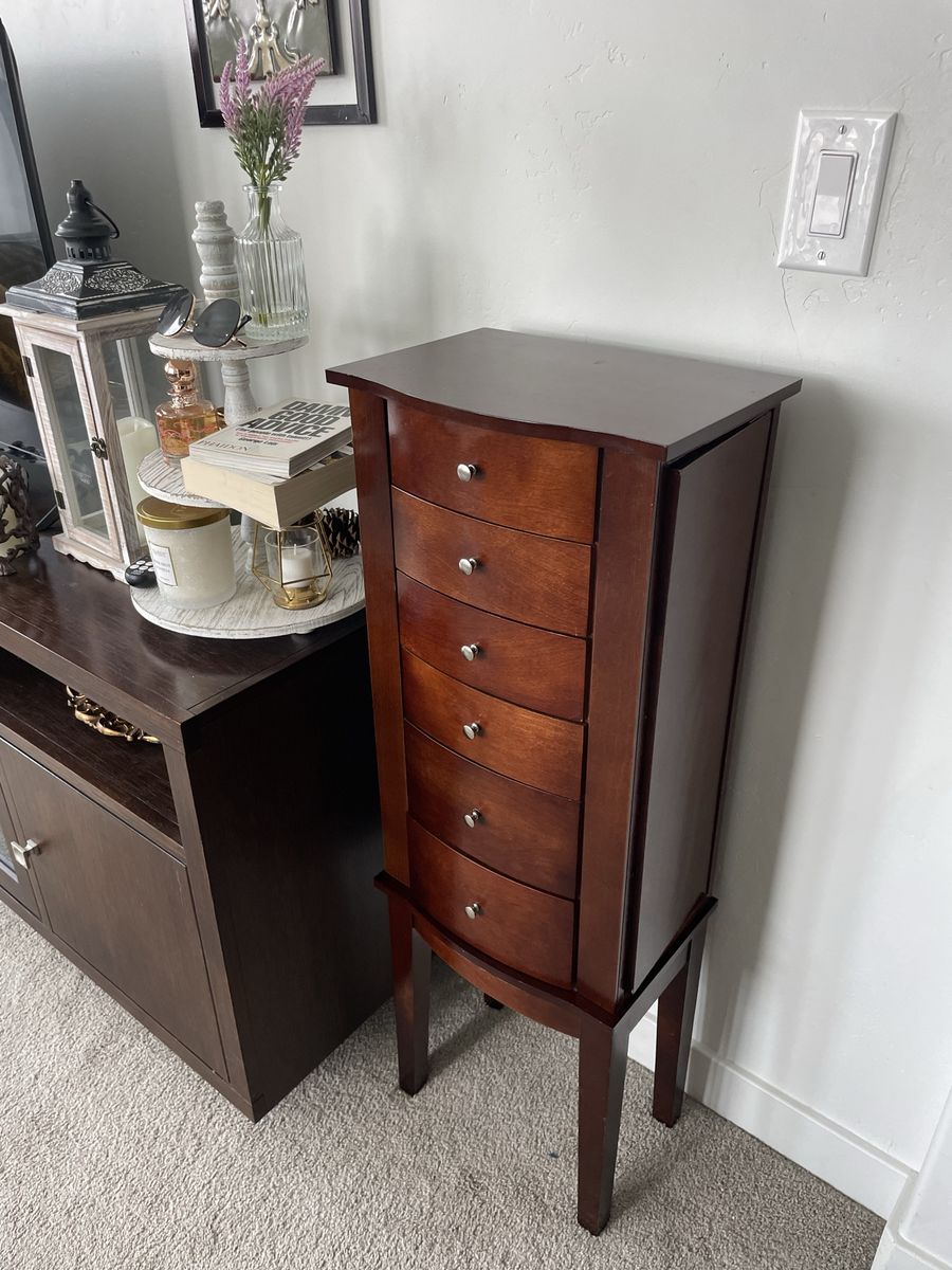 Solid wood Jewelry Stand Organizer