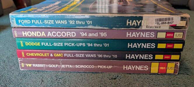 Rare/Classic Haynes Repair Manuals
