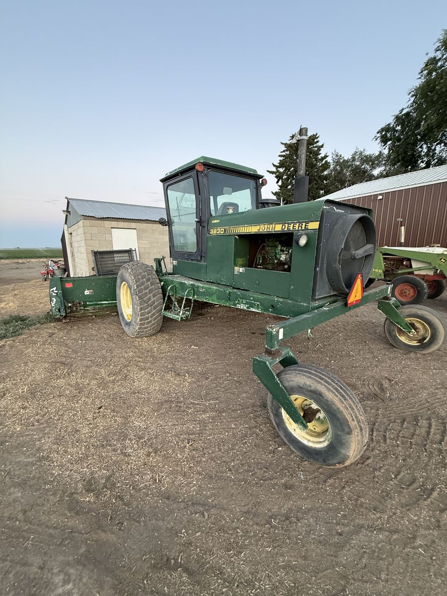 John Deere swather