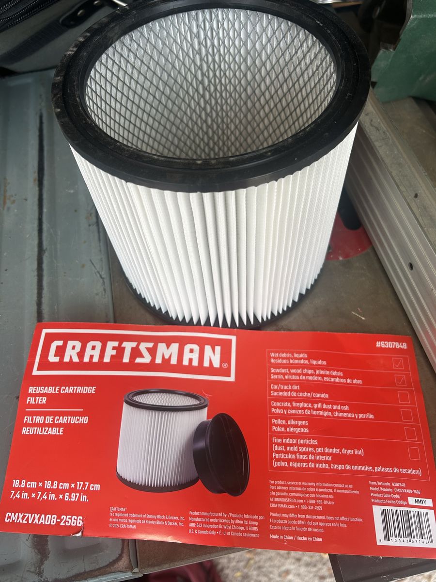 Craftsman filter for wet dry vacuum 