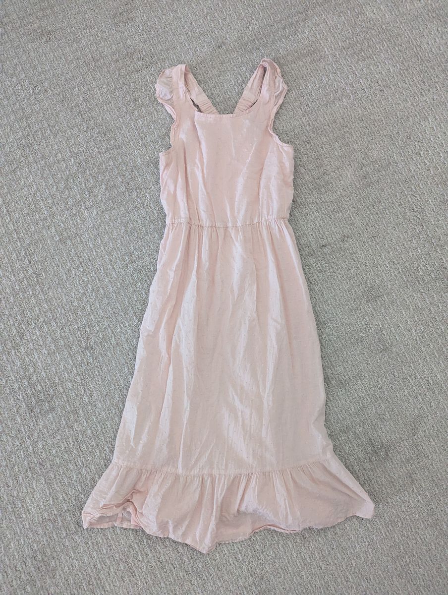 Old Navy girls light pink sun dress, size L 10/12
