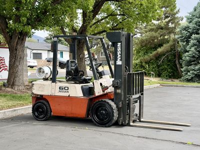 Nissan Forklift with a 6000-pound lift Fork Lift