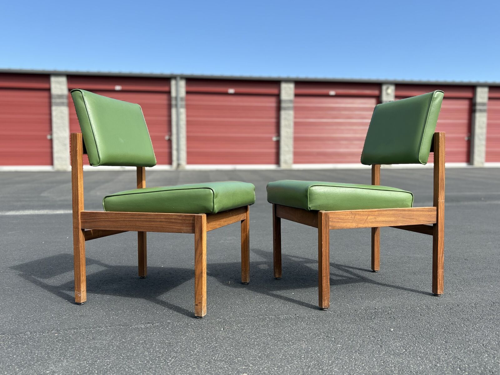 One left, Awesome Vintage Mid Century Modern wooden accent chair. vintage US made by Taylor Chair Co  MCM
