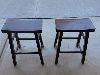 Wood Stools (2)