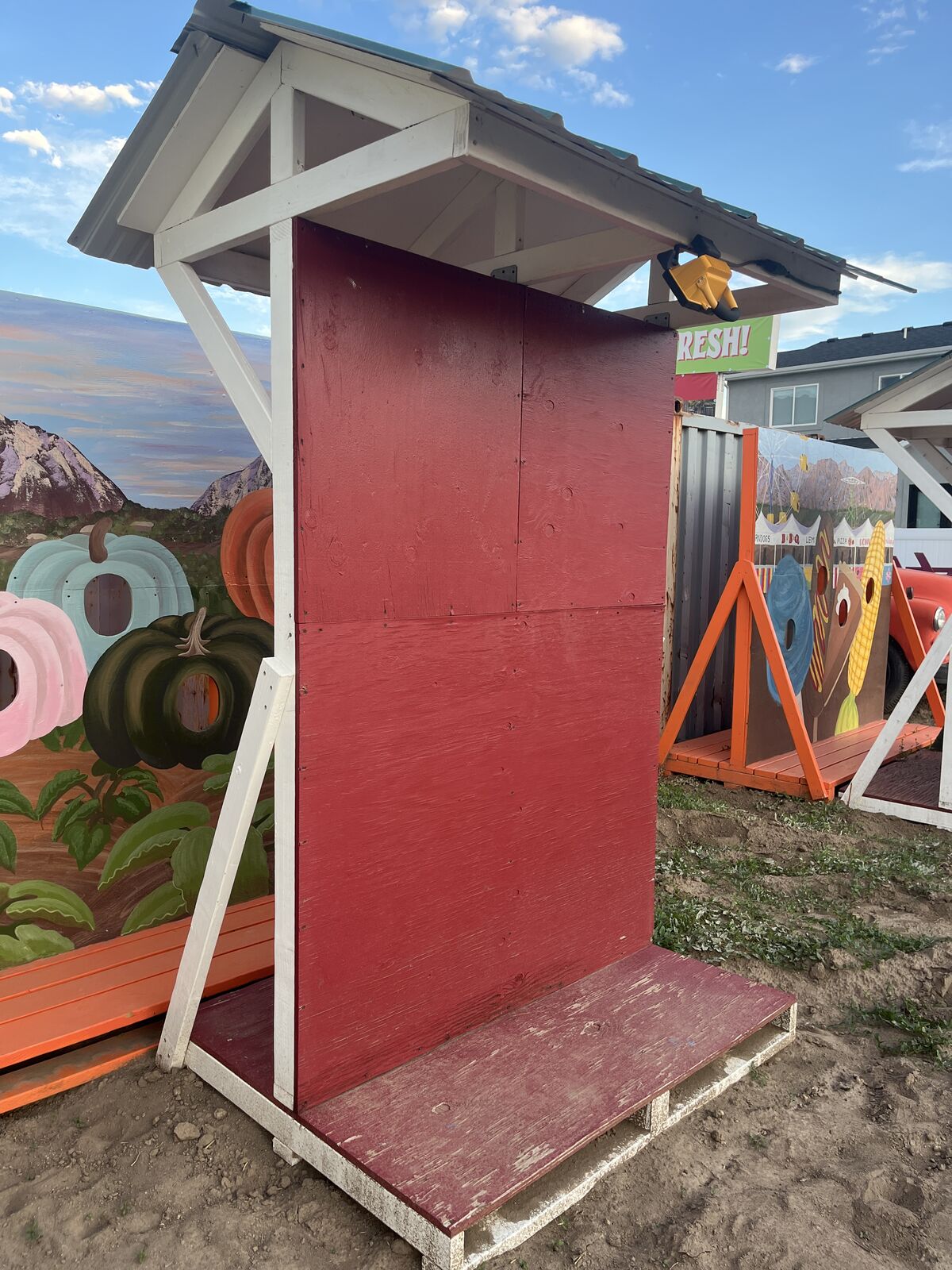 Mobile Display Board Kiosk Sign