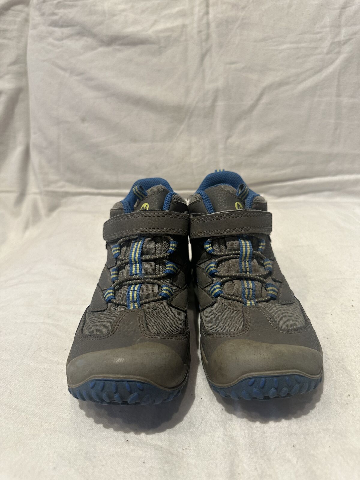 Merrell Youth Size 1 Gray Wtrprf Hiking Boots