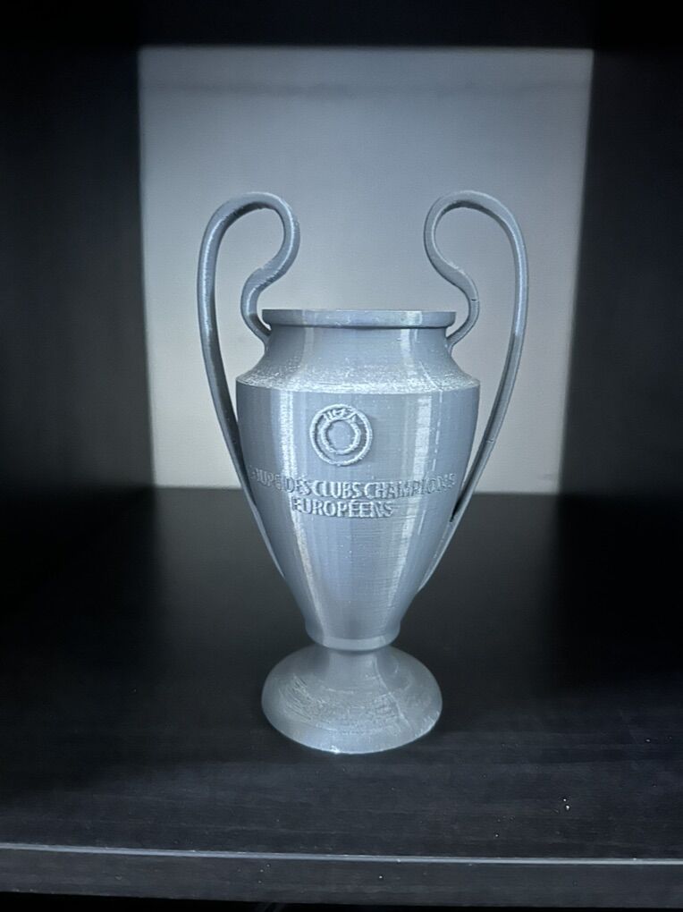 3D Printed Champions League Trophy