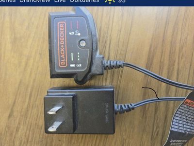 Black and decker 20v charger