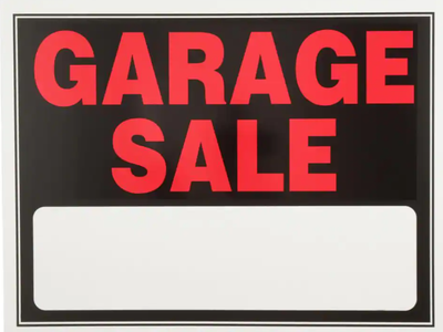2 day Real estate moving garage sale