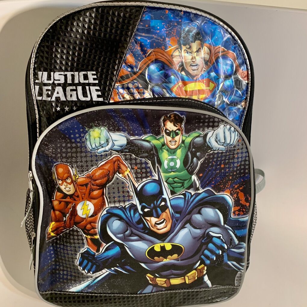 Justice League Backpack Like New