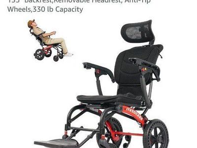 Drive Medical 10210-4ASM Deluxe Two Button Folding Walker, Adult With 5" Wheels, Lightweight Aluminum