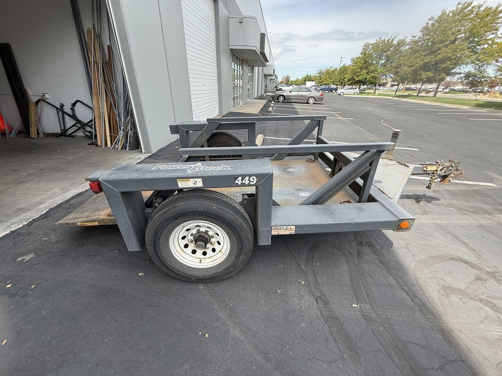 2005 Triple-L Power Deck 449 Hydraulic Drop Deck Trailer