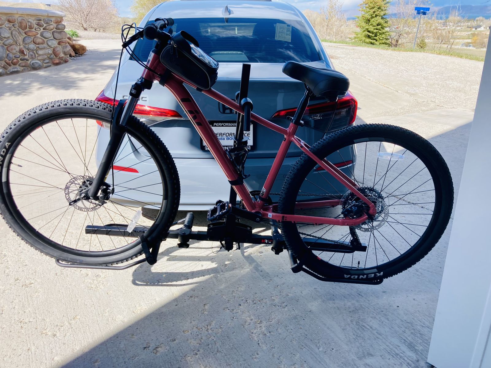 Hollywood Standing Bike Hitch Rack