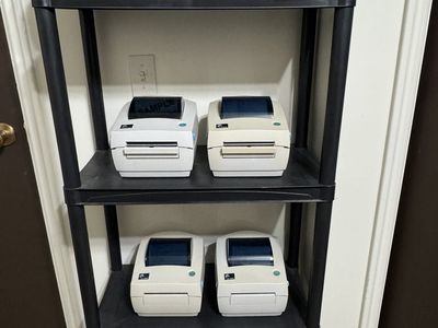 Used Zebra LP2844 Thermal Shipping Label Printer Grades A-C