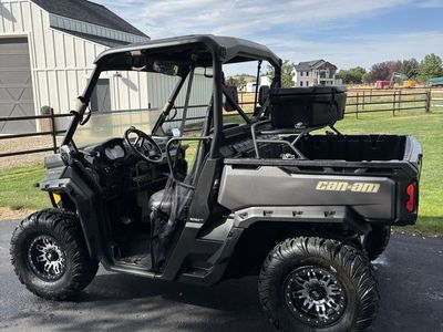 2018 Can-Am Defender XT HD8 UTV - 2963 Miles, Upgraded Tusk Rims & Tires, Includes Cover & Cooler