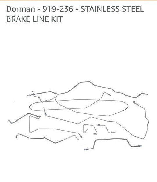 Dorman 919-236 Stainless Steel Preformed Hydraulic Brake Line Kit