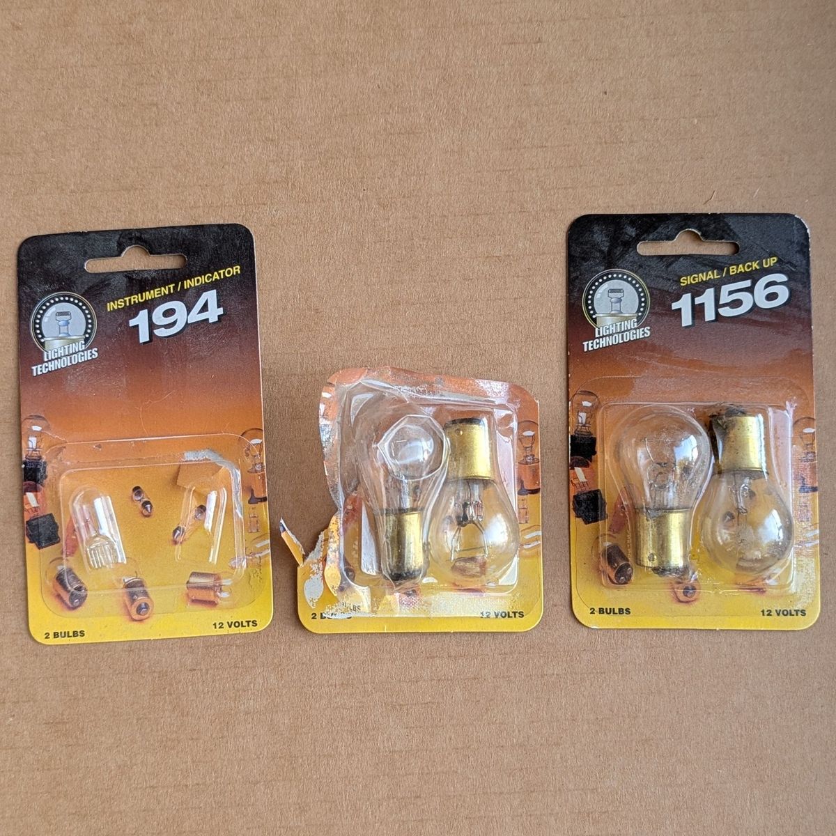 Free unused auto bulbs