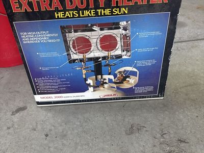 Paulin Wind Resistant Extra Duty Heater Model 2000 8,000-24,000 BTU